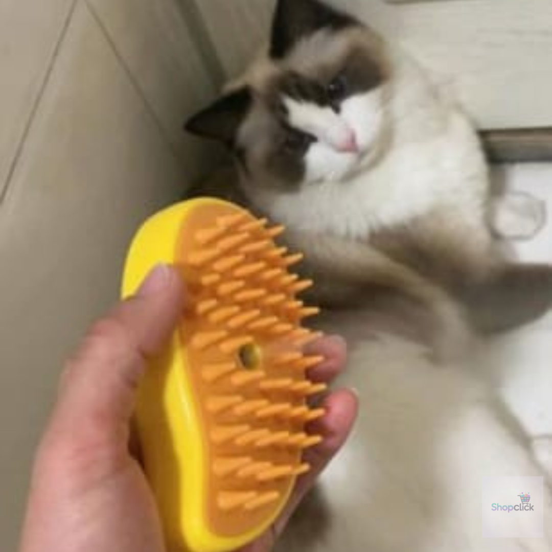 Cepillo de vapor 3 en 1 para mascotas
